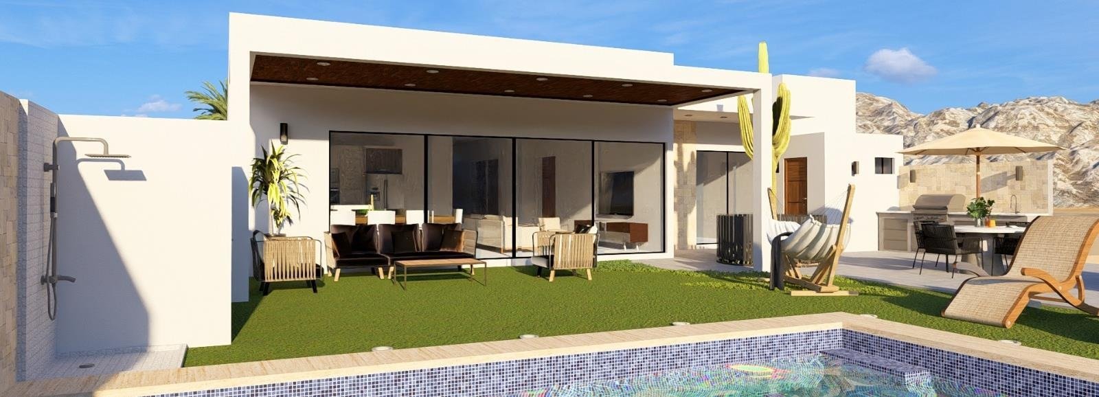 Residencia proyectada por Paralelo 29 en Bahía de Kino
